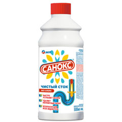 Чистящее средство для труб "САНОКС" чистый сток 500 мл.(15)