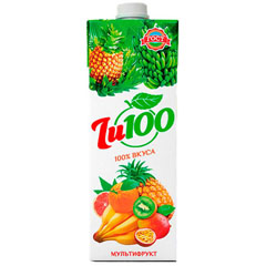 Нектар "ZU100" Мультифруктовый тетра-пак 0,95 л.(12)
