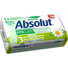 Мыло туалетное "ABSOLUT NATURE FITOGUARD" ромашка антибактериальное 90 гр.(24)