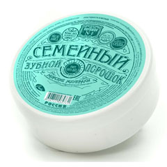 Зубной порошок "СЕМЕЙНЫЙ" морские минералы 140 гр.(24)