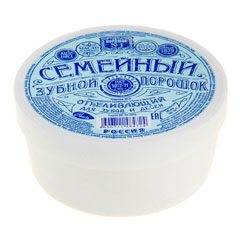 Зубной порошок "СЕМЕЙНЫЙ" отбеливающий 140 гр.(24)