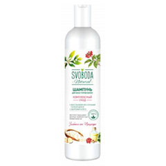 Шампунь "SVOBODA" для всех типов волос экстракт женьшеня, зеленого чая, провитамин В5 430 мл.(12)