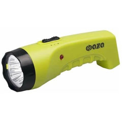 Фонарь "ФАZA" Accur F2-L04-bk ручной зеленый 1 шт.(1)