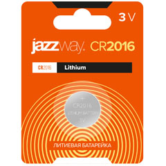 Элемент питания "JAZZWAY" таблетка CR2016 1 шт.(20)