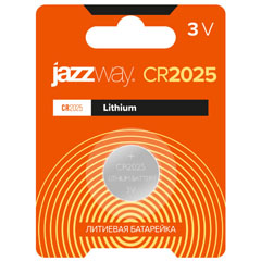Элемент питания "JAZZWAY" таблетка CR2025 1 шт.(20)