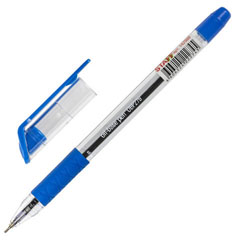 Ручка масляная "STAFF PROFIT" игольчатый узел 0,7 мм линия 0,35 мм. синяя 1 шт.(12)