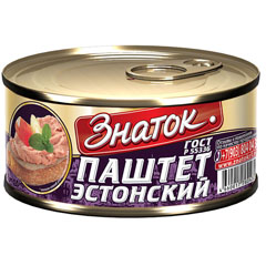 Паштет "ЗНАТОК" Эстонский ж/б (ключ) 230 гр.(24)