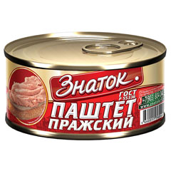 Паштет "ЗНАТОК" Пражский ж/б (ключ) 230 гр.(24)