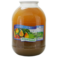 Нектар "ШИРОКИЙ КАРАМЫШ" с мякотью Яблочно-Грушевый СКО 3 л./в упаковке 4 шт,/(4)