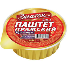 Паштет "ЗНАТОК" Пражский Премиум ламистер 100 гр.(20)