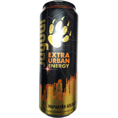 Напиток энергетический "JAGUAR EXTRA URBAN ENERGY" со вкусом маракуйи и апельсина безалкогольный банка 0,44 л. срок до 24.04.2026г.(12)