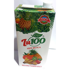 Нектар "ZU100"  Мультифруктовый тетра-пак 1,95 л.(6)