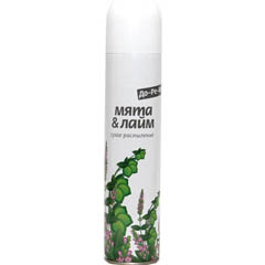 Освежитель воздуха "ДО-РЕ-МИ АКВА ПЛЮС" мята & лайм 350 мл.(12)