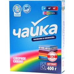Стиральный порошок "ЧАЙКА" автомат северное сияние для цветного 400 гр.(18)