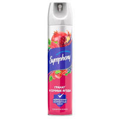 Освежитель воздуха "SYMPHONY" сочные ягоды 300 мл./28-333/(6)
