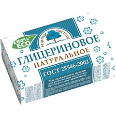 Мыло туалетное "ГЛИЦЕРИНОВОЕ" натуральное 180 гр.(36)