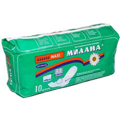 Прокладки "МИЛАНА" макси софт + гель 10 шт.(30)