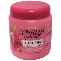 Бальзам для волос "ВIТЭКС СОЧНЫЙ ГРАНАТ" обьем и сила для всех типов волос 450 мл.(18)