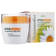 Крем "BIELITA" для лица дневной для сухой и чувствительной кожи ромашковый 50 мл.(16)