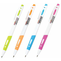 Ручка шариковая "STAFF WHITE" автомат узел 0,7 мм линия 0,35 мм синяя 1 шт /в запайке 24 шт/.(24)