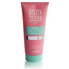 Крем "BIELITA YOUNG" для рук и тела формула нежности 150 мл.(12)
