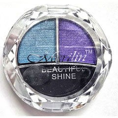 Тени для век "MERILIN" №08 BEAUTIFUL SHINE 2 в 1 тон 12 голубой + сиреневый 1 шт.(6)