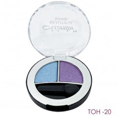 Тени для век "MERILIN" №08 BEAUTIFUL SHINE 2 в 1 тон 20 голубой + сиреневый 1 шт.(6)