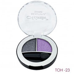 Тени для век "MERILIN" №08 BEAUTIFUL SHINE 2 в 1 тон 23 серый + сиреневый 1 шт.(6)