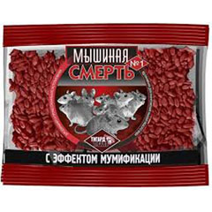 Средство от грызунов "МЫШИНАЯ СМЕРТЬ №1" зерно 100 гр.(100)