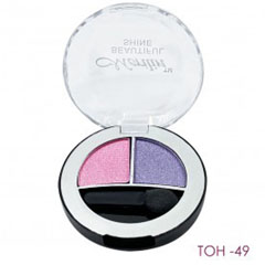 Тени для век "MERILIN" №08 BEAUTIFUL SHINE 2 в 1 тон 49 сирень + роза 1 шт.(6)