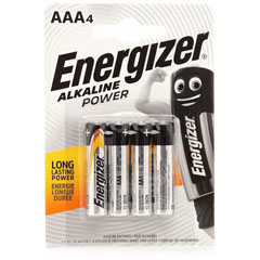 Элемент питания "ENERGIZER ALKALINE" AAA LR03 мизинчиковые на блистере 4 шт. АКЦИЯ(12)