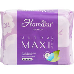 Прокладки "НАТАЛИ" Premium ультра макси софт-драй с крылышками 8 шт.(48)