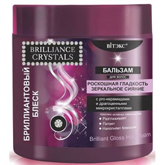 Бальзам для волос "ВIТЭКС БРИЛЛИАНТОВЫЙ БЛЕСК" с pro-керамидами 400 мл.(18)