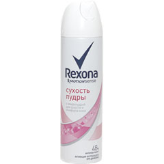 Дезодорант спрей антиперспирант "REXONA" сухость пудры 150 мл.(6)