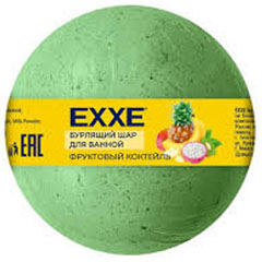 Пена для ванн "EXXE" бурлящий шар фруктовый коктейль 120 гр.(45)