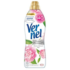 Кондиционер для белья "VERNEL" концентрат арома пион и белый чай 870 мл.(12)