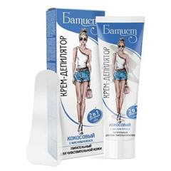 Депилятор "БАТИСТ" крем кокосовый 100 мл.(12)