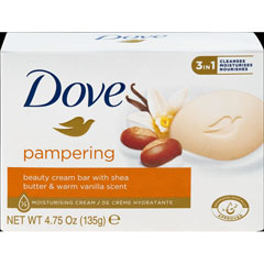 Мыло-крем "DOVE" pampering масло ши и пряная ваниль 135 гр.(48)