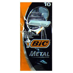 Бритвенный станок "BIC" metal одноразовый c 1 лезвием 5 шт.(30)