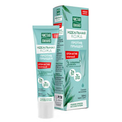 Крем "ЧИСТАЯ ЛИНИЯ" актив идеальная кожа против прыщей 40 мл.(24)