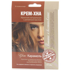 Хна для волос "ФИТОКОСМЕТИК" иранская карамель (крем-хна в готовом виде) 50 мл.(15)