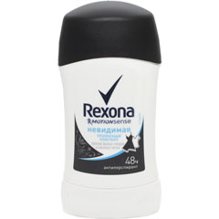 Дезодорант стик антиперспирант "REXONA" невидимая прозрачный кристалл 40 мл.(6)