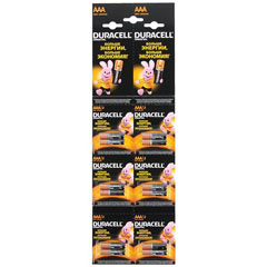 Элемент питания "DURACELL ALKALINE" BASIC  ААA LR03 мизинчиковые карта/ 6 спаек по 2 шт. АКЦИЯ(1)