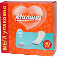 Прокладки "МИЛАНА" ежедневные Light 80 шт.(24)
