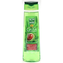 Шампунь "ЧИСТАЯ ЛИНИЯ" против выпадения, конский каштан для усталых склонных к выпадению волос 400 мл.(12)