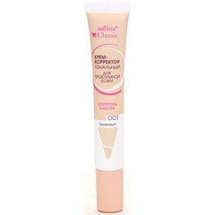 Крем тональный "BIELITA" корректор для проблемной кожи тон 001 бежевый 20 мл.(25)