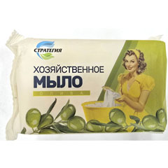 Мыло хозяйственное "ЗАЛОГ ЧИСТОТЫ" 72% олива 180 гр.(36)