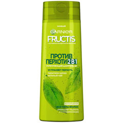 Шампунь "FRUCTIS" 2 в 1 против перхоти укрепляющий зеленый чай 250 мл.(12)