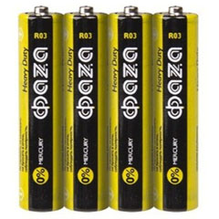 Элемент питания "ФАZА HEAVY DUTY" солевые R03 мизинчиковые 4 шт.(15)