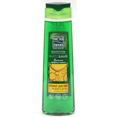 Шампунь "ЧИСТАЯ ЛИНИЯ" фитобаня для всех типов волос 400 мл.(12)